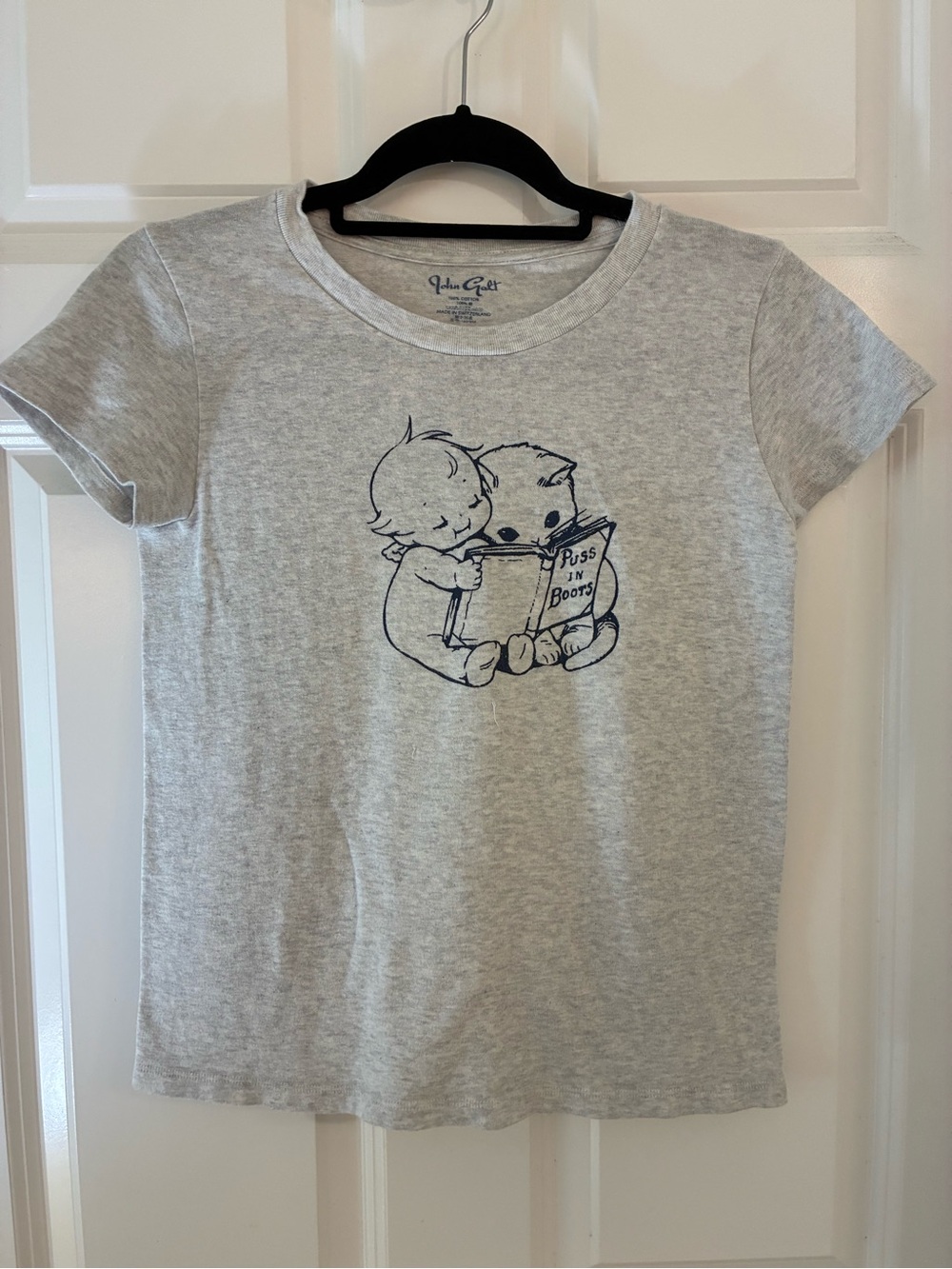 John Galt White Puss in Boots Hailie Top Small